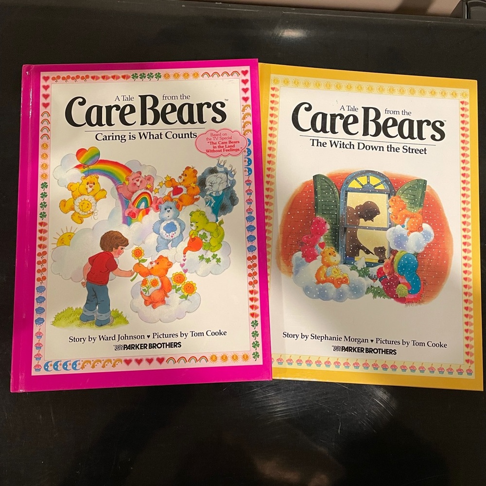 Care Bear Books Set of Two EUC